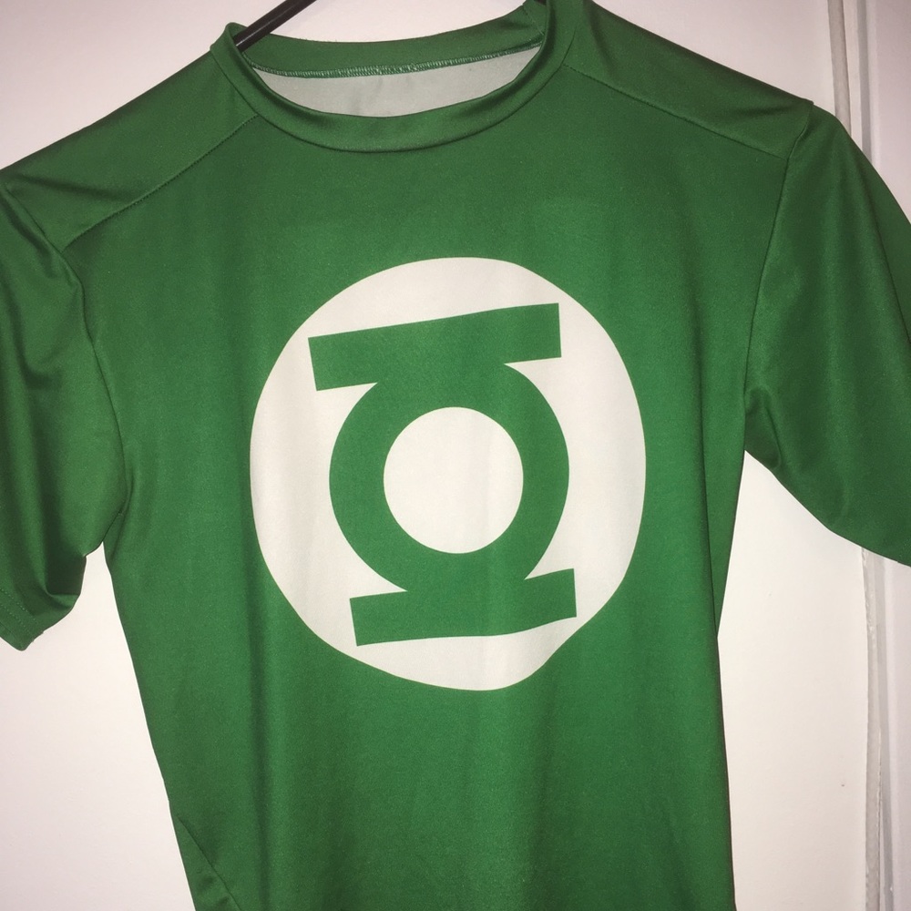 Under Armor heatgear Green Lantern Compression top